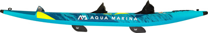 Aqua Marina Steam 412 Whitewater 2 Person Kayak | Heavy Duty Inflatable Kayak 2 Person