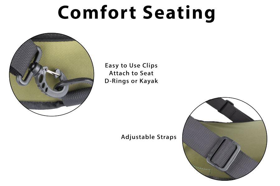 Sea Eagle Deluxe Inflatable Kayak Seat Green